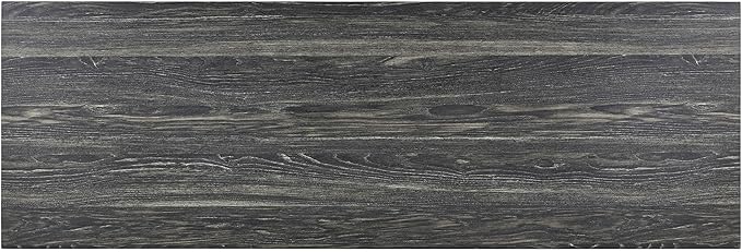 Merax Industrial Bar Table Set with Power Outlet, 4-Piece Counter Height Dining Set with Linen Fabric Stools for Kitchen, Breakfast Nook, Game Room,Black Gray+ Gray