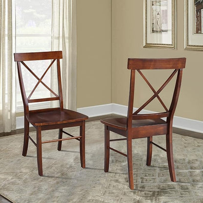 International Concepts X-Back Chair, Espresso