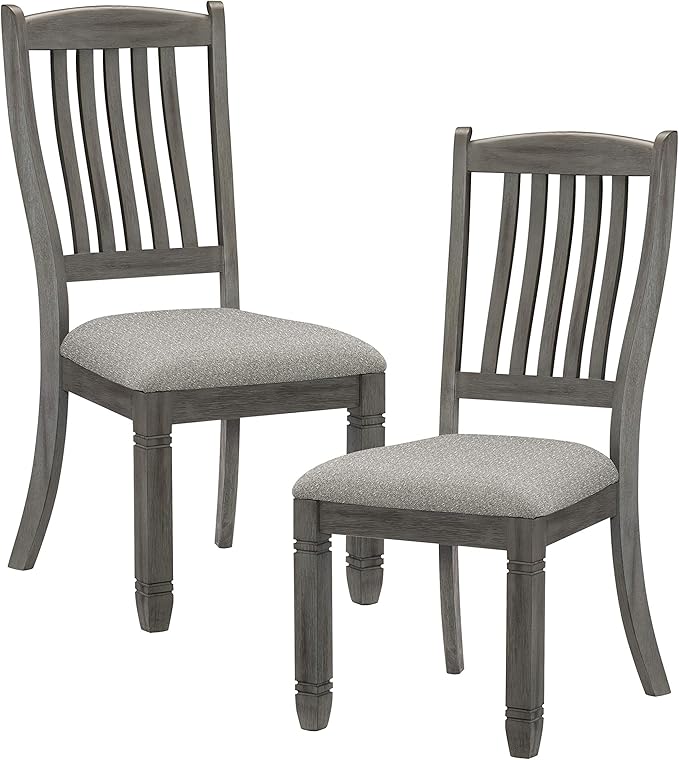 Lexicon Saratoga Dining Chair (Set of 2), Antique Gray