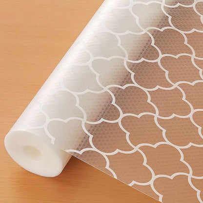 Cooyes Shelf Liner – Premium Non-Adhesive Cabinet & Drawer Liner for Kitchen – Waterproof Shelf Paper with Modern Pattern – Durable EVA Cabinet Mat – Easy to Cut （12" W x 360" L）