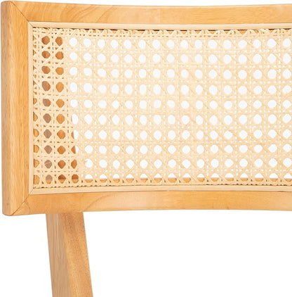 SAFAVIEH Home Collection Galway Natural 27-inch Seat Height Counter Stool for Kitchen Island Breakfast Nook