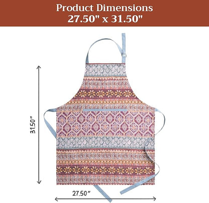 Maison d' Hermine 100% Cotton Apron for women with Pocket Kitchen Chef Apron for Men Cooking Mothers Day Gifts