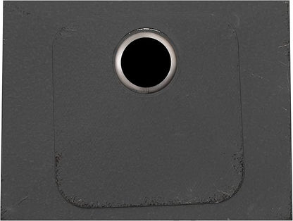 MSI 23 Inch Undermount Single Bowl 16 Gauge Stainless Steel Kitchen Bar Sink and Strainer