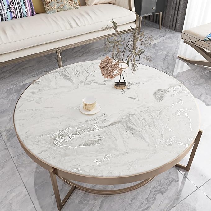 Wallercity Beige/Silver Peel and Stick Marble Wallpaper for Cabinets Bathroom Marble Contact Paper for Countertops Self Adhesive Removable Vinyl Countertop Wall Paper for Shelf Liner 15.8''x236''