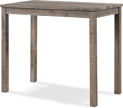 Sora Wood 3-Piece Counter Height Dining Set, Taupe