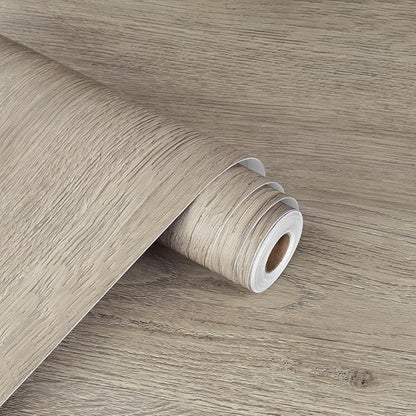 WESTICK Wood Grain Contact Paper Peel and Stick Countertops Waterproof Wood Look Wallpaper Stick and Peel Wood Contact Paper for Cabinets Kitchen Table Bedroom Dresser Desk 15.8" x 78"