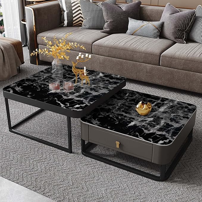 Abyssaly Black Marble Contact Paper 15.7In X 118In Peel and Stick Wallpaper Self Adhesive Vinyl Decorative Marble Paper for Kitchen Countertops Furniture Cabinet