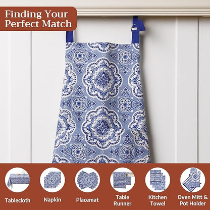 Maison d' Hermine 100% Cotton Apron for women with Pocket Kitchen Chef Apron for Men Cooking Mothers Day Gifts
