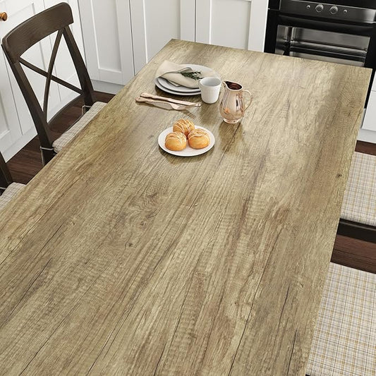 WESTICK 24" x 120" Wood Grain Contact Paper for Countertops Self Adhesive Wooden Wallpaper Peel and Stick Waterproof Wood Contact Paper Removable Wooden Look Wallpaper for Cabinets Tables Desk Vinyl