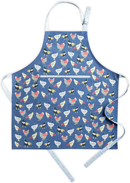 Maison d' Hermine 100% Cotton Apron for women with Pocket Kitchen Chef Apron for Men Cooking Mothers Day Gifts