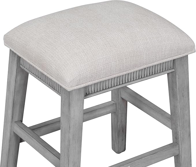 4-Piece Dining Bar Table Set with 3 Upholstered Stools, Multifunctional Dining Table with 3 Drawers,USB Port and a Power Strip, Perfect for Small Spaces (Gray//USB)