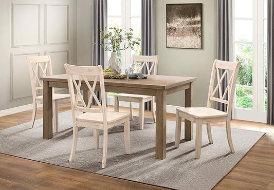 Lexicon 5-Piece Dining Set, White