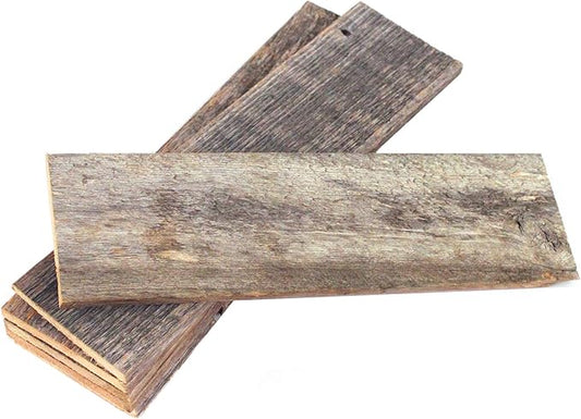 BARNWOODUSA Rustic Farmhouse Reclaimed Bundle 12 inch Plank Wall Panels RemodelingDIY Repurposed Decoration Shiplap Natural Weathered Gray Pack of 6 Planks