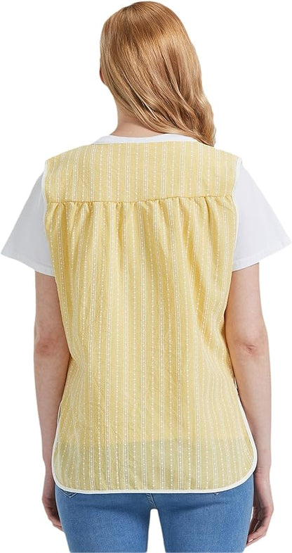 Nanxson Cobbler Aprons for Women with Pockets Smock Apron with Buttons for Cooking Chef Kitchen CF3152