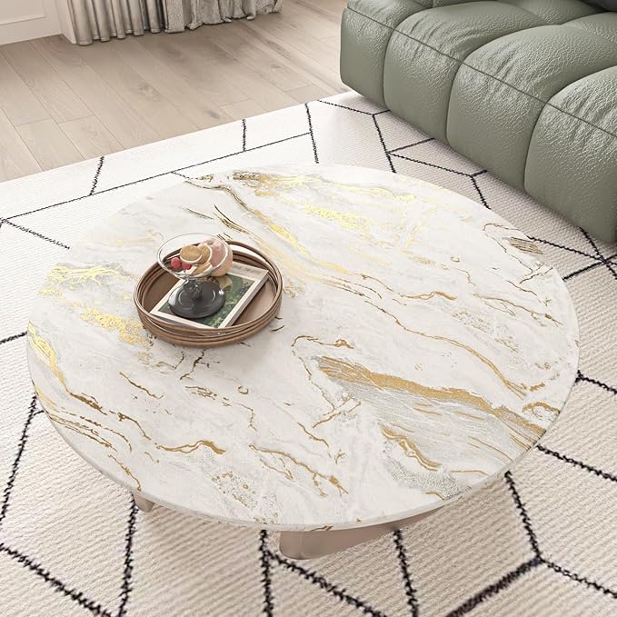 Wallercity Matte Beige/Gold Marble Contact Paper for Countertops Vinyl Waterproof Peel and Stick Wallpaper for Cabinet Backsplashes Self Adhesive Countertop Wall Paper 15.8''x78.7'' Granite Wrap Cover