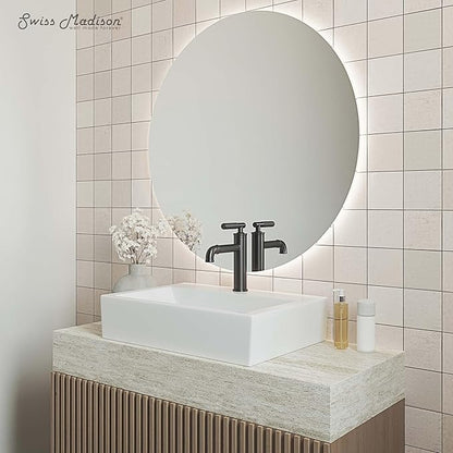 Claire 20 Rectangle Ceramic Vessel Sink, Matte White