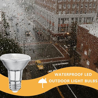 PAR20 7W LED Range Hood Light, 595lm, Waterproof IP65, Replaces 50W Halogen Cup, E26, Dimmable, Warm White, 120V, Spot Bulbs for Kitchen Appliances, Track Lighting, Outdoor Landscaping, Pack of 2
