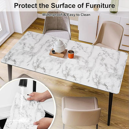 Drawer and Shelf Liner for Kitchen Cabinet,Non-Adhesive Cabinet Liner 18in x 20FT,Waterproof Shelf Paper Non-Slip Mats Cupboard Liners Contact Protect Dresser/Shelves/Table-Marble