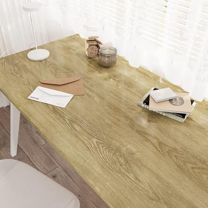 WESTICK 394" x 24" Light Wood Grain Contact Paper Peel and Stick Wallpaper Countertop Self Adhesive Covering Removable Wood Wallpaper Rustic Wood Contact Paper for Countertops Dresser Table Cabinets