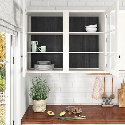 WESTICK Peel and Stick Countertops Wood Contact Paper for Countertops Waterproof Vinyl Countertop Peel and Stick Wood Wallpaper Self Adhesive Wood Grain Contact Paper for Cabinets Table 17.71" x 200"