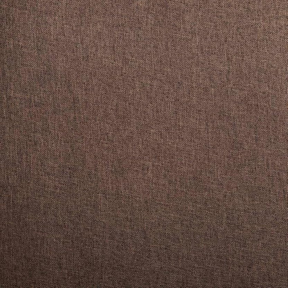 Brown Fabric Dining Chairs Set of 4 with Solid Rubber Wood Legs Modern Design for Dining Room Kitchen