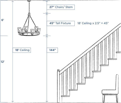 Gulliver Collection 1-Light Coastal Pendant Light Galvanized