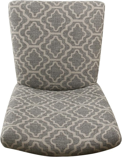 HomePop Parsons Classic Upholstered Accent Dining Chair, Pack of 2, Grey