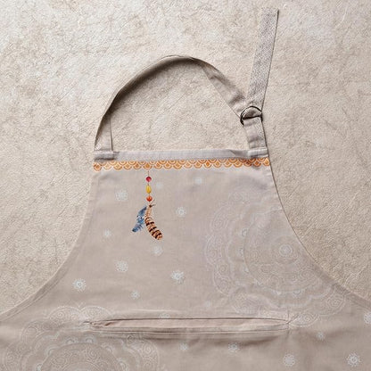 Maison d' Hermine 100% Cotton Apron for women with Pocket Kitchen Chef Apron for Men Cooking Mothers Day Gifts