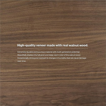 SIMPLIHOME Eastwood Dining Table - 66 inch Wide Solid Walnut Veneer Rectangular Table, Contemporary Style for Dining Room or Kitchen with Tapered Legs and Thick Top, Seats 6