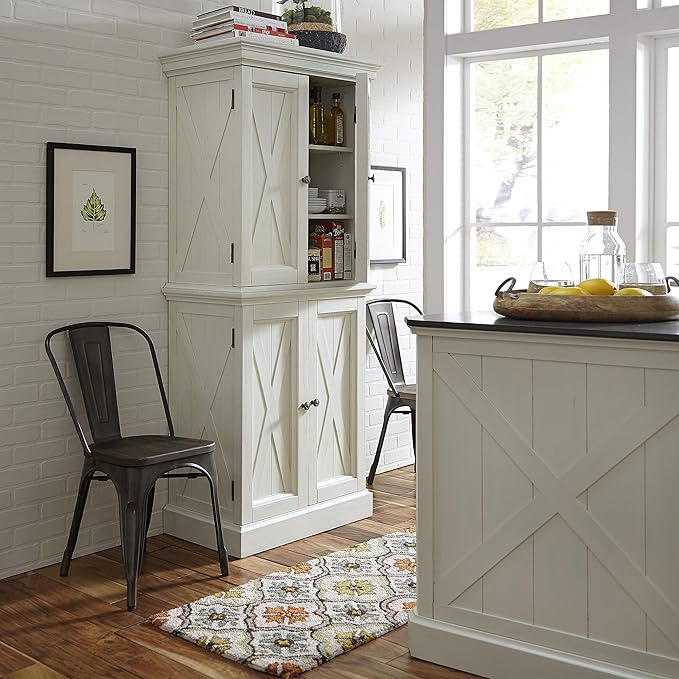 Homestyles Seaside Lodge Off-White Pantry