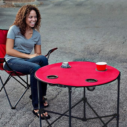 Logo Brands Officially Licensed NCAA Unisex Round Table, One Size, Team Color