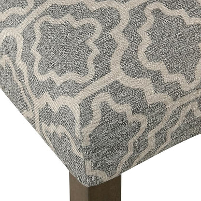 HomePop Parsons Classic Upholstered Accent Dining Chair, Pack of 2, Grey