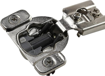 50 Pack DTC 1/2" Overlay Soft Close 105 Degree 2 Cam Press in Face Frame Concealed Cabinet Hinge 6-Way Adjustable, H8E055H