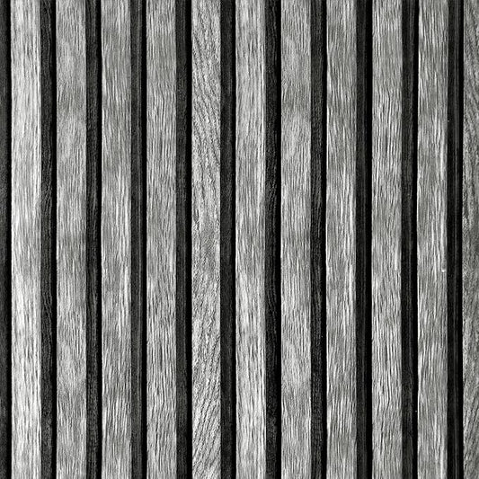 Yun-aeon Natural Wood Peel and Stick Wallpaper Grey Wood Slats - 17.3"x 120" Self-Adhesive Waterproof Vinyl Removable Wall Paper for Wall Decor Bedroom