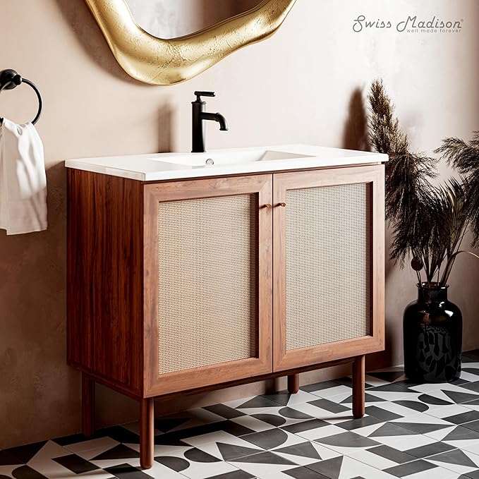 36" Ceramic Vanity Sink Top