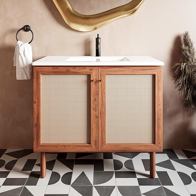 36" Ceramic Vanity Sink Top