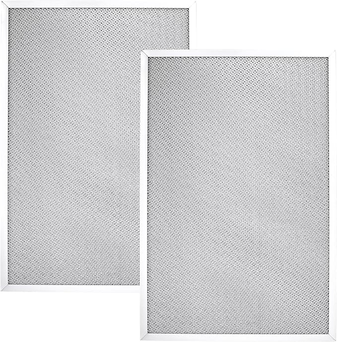 2PCS W11177751 W10419114 Aluminum Grease Range Hood Filters Compatible With Whirlpool, Replaces W10834041 W11176974 4547137 AP6285612 PS12348521 EAP12348521