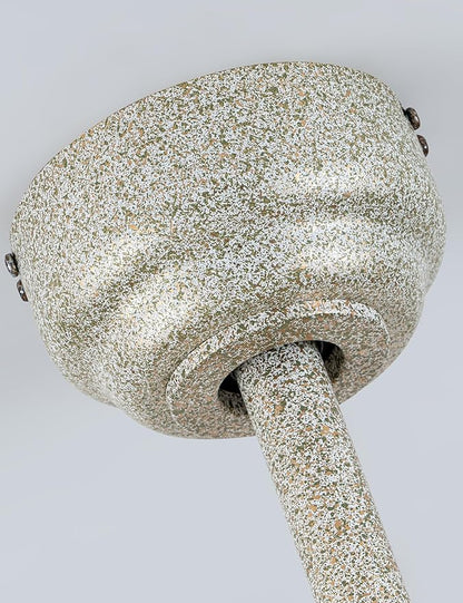 Crystal Chandelier Ceiling Fan with Light,French Coastal Ornate Caged Bladeless Fandelier,Elegant Decorative Round Light Fixture,Hanging/Flush Mount for Bedroom,Kitchen Island,Dining Room,Living Room