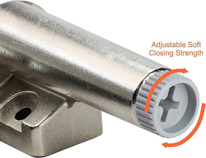 Rok Hardware Soft Close for Cabinet Doors/Metal Soft Close Adapter/Damper/Hardware/Zinc/Hinge/European Made! SCD101