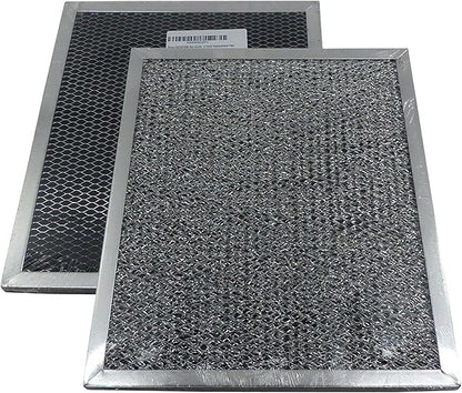 KITCHEN BASICS 101 41F, 97007696, 97005687 replacement for Broan Nutone Range Hood Grease Mesh Charcoal Carbon Combo, Single Pack- Filter Size 8.75 x 10.5 x .44 Inches