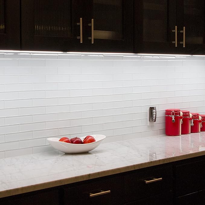 UltraPro 48 inch Hardwired Under Cabinet Lights, 3 Color Settings - 2700K/4000K/5000K - Warm White, Cool White, and Daylight, Under Cabinet Lighting, Dimmable Under Counter Lights for Kitchen, 45370