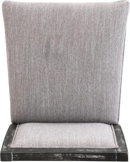 of 2 Bar Stools, 30.5 Inch. Fabric Upholstery and Rubberwood Frame. Retro Chairs for Kitchen Island, Bedroom, Dining. Soft Seating 2 30.5" Stools. Frame with Cozy Cushion. Kitchen, Dining Room.