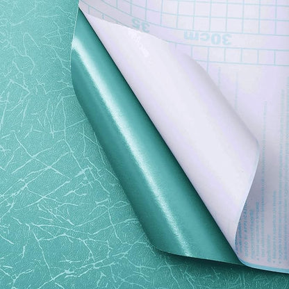 Safiyya Wallpaper Teal Silk Contact Paper Textured Wallpaper Peel and Stick Modern Removable Wall Paper Silk Decorative Self Adhesive Vinyl Rolls 118"x 17.3"