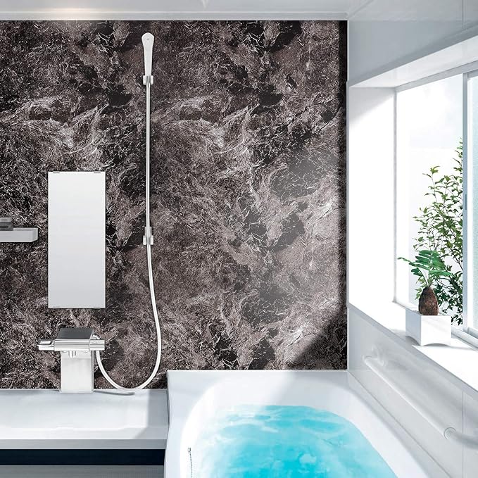 Livelynine 15.8x197 Inch Removable Marble Contact Paper Waterproof Wallpaper for Bathroom Stick on Countertops for Kitchen Counter Top Covers Desk Table Vinyl Wrap Self Adhesive Paper for Furniture
