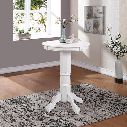 Florence 42" Height Pub Table - White