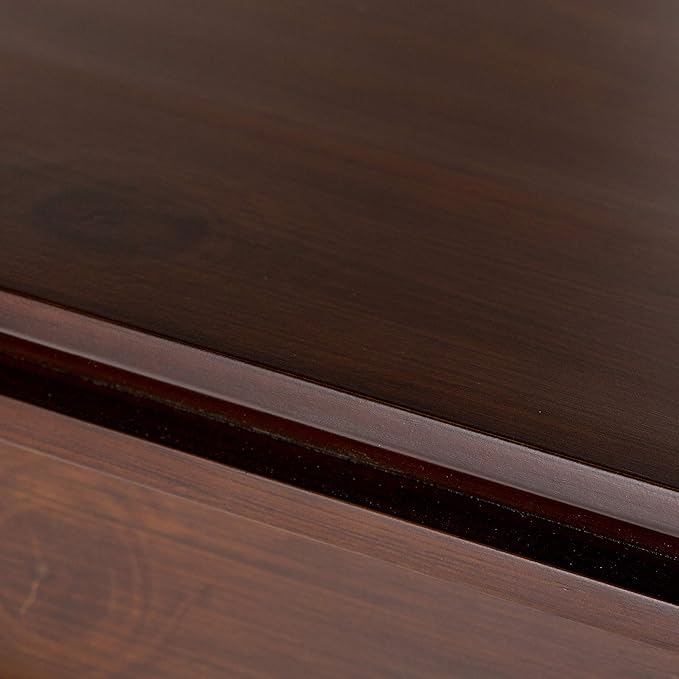 SIMPLIHOME Artisan Storage Cabinet - 38 inch Wide Solid Wood Medium Cabinet in Russet Brown, Transitional Accent Cabinet for Living Room or Dining Room with Glass Doors and Adjustable Shelves