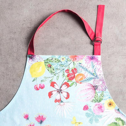 Maison d' Hermine 100% Cotton Apron for women with Pocket Kitchen Chef Apron for Men Cooking Mothers Day Gifts