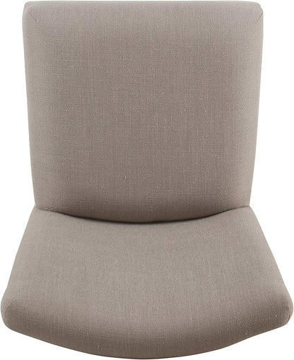 Homepop Home Decor | Backless Nailhead Trim Counter Height Bar Stools | 24 Inch Bar Stools | Decorative Home Furniture (Light Gray