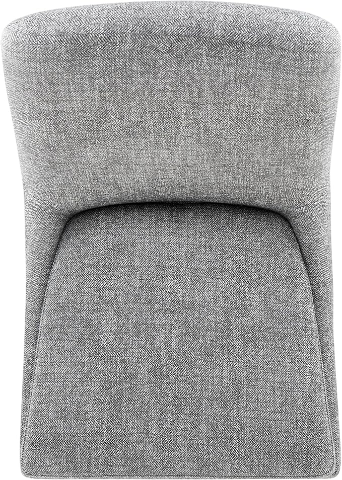 KISLOT Modern Dining Chair Set of 2 Upholstered Performance Fabric Mid Century Comfy Armlesschair for Kitchen Living Room,1 Box