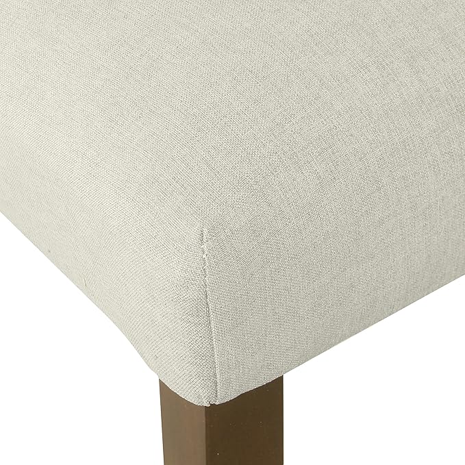 HomePop Classic Parsons Dining Chair - Soft Gray Woven (Set of 2)